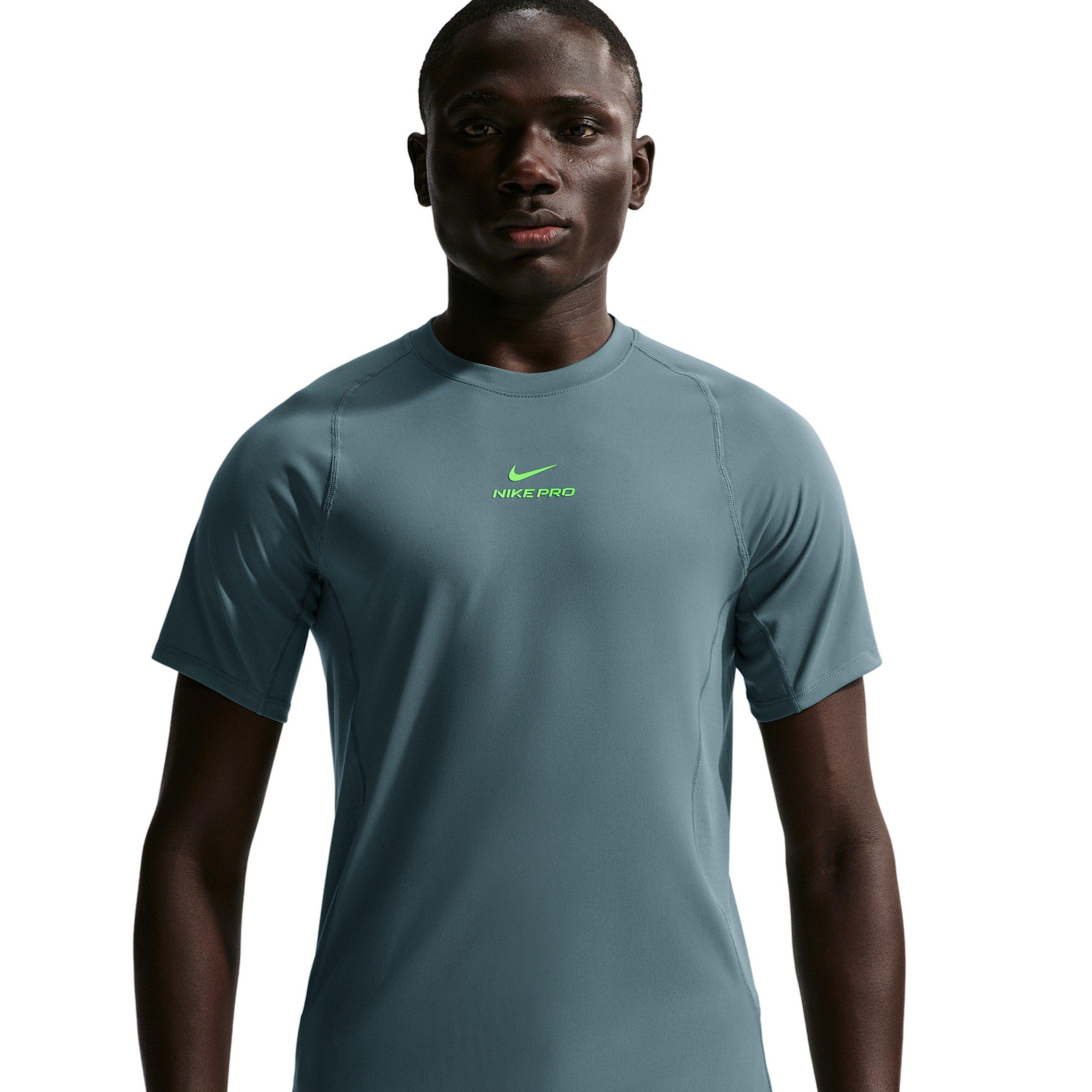Nike Men's Pro Training Dri-FIT Short-Sleeve Top - Mineral Slate - MINERAL SLATE